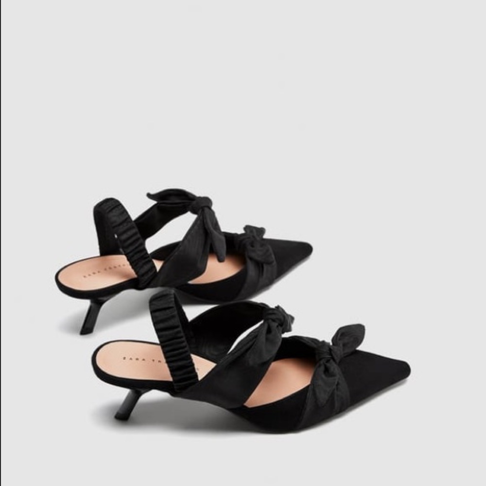 🌷NWT knotted sling back shoes - Picture 4 of 4